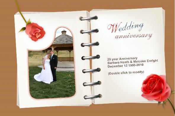All Templates photo templates Wedding Anniversary Cards